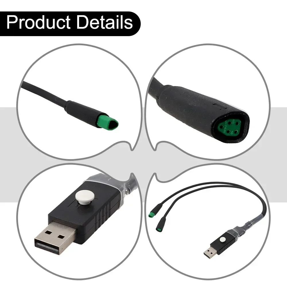 

Brand New Programming Cable Cable Electric Bike Cable For BAFANG M510 Motor Dedicated USB Programming Cable