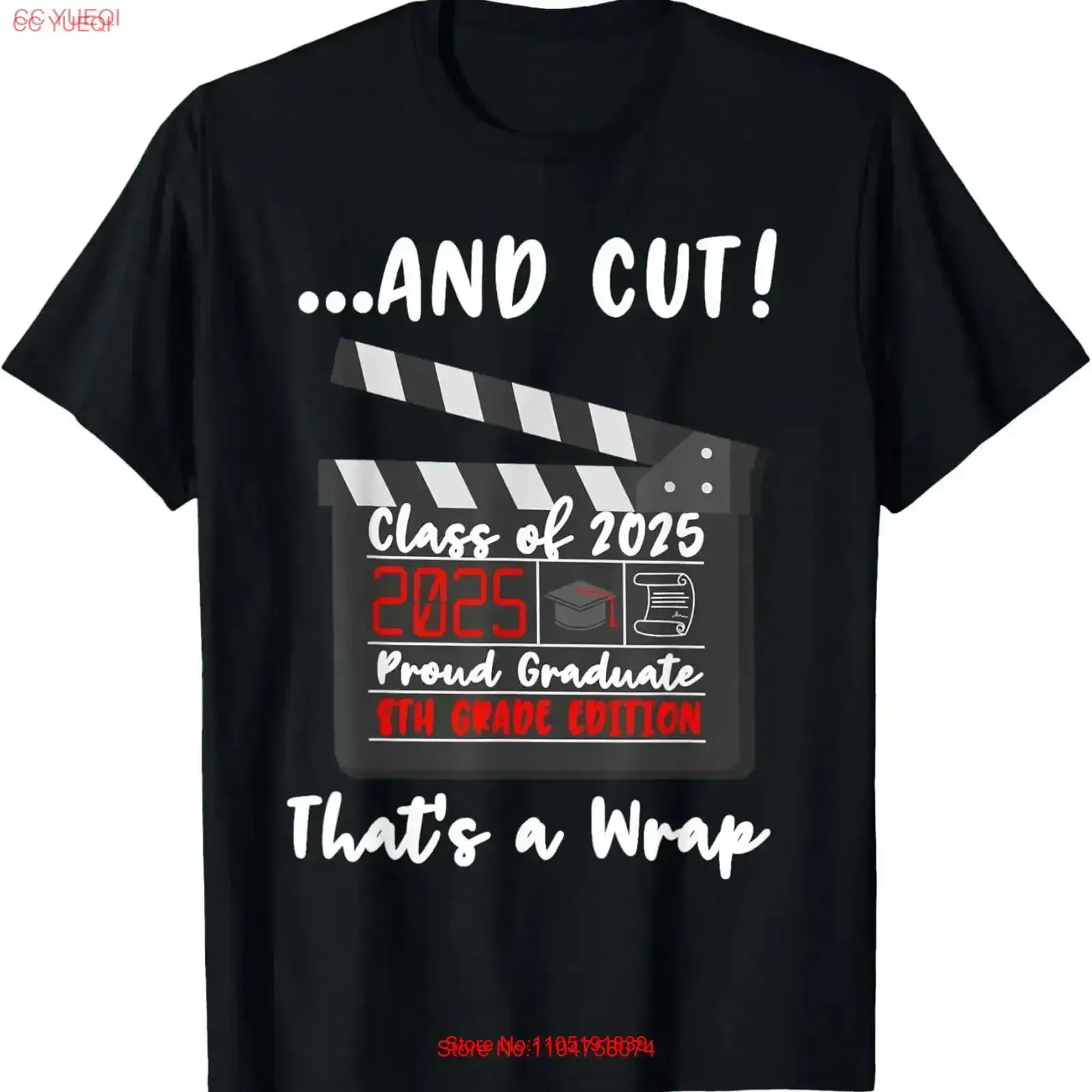 تي شيرت للتخرج من الدرجة الثامنة 2025 مضحك للخريجين آخر يوم المدرسة تي شيرت عتيق مغسول ملابس غير رسمية موضة أنيقة متعددة الاستخدامات