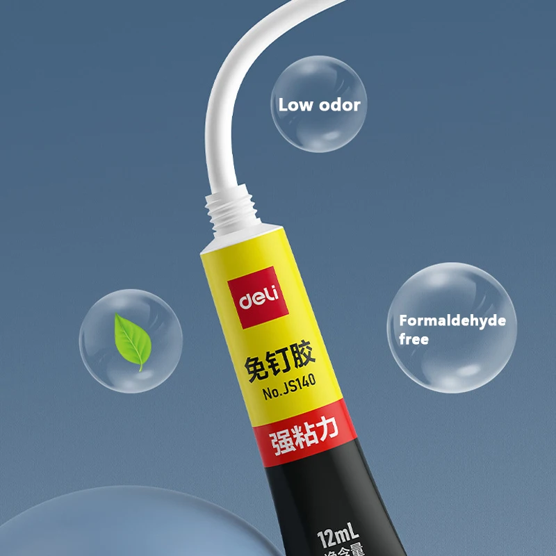 12ml * 3szt Deli Instant Glue Sealent Fix Epoxy Glue Strong Super Silicone Silane Polymer Metal Office Study Stationery Supplies