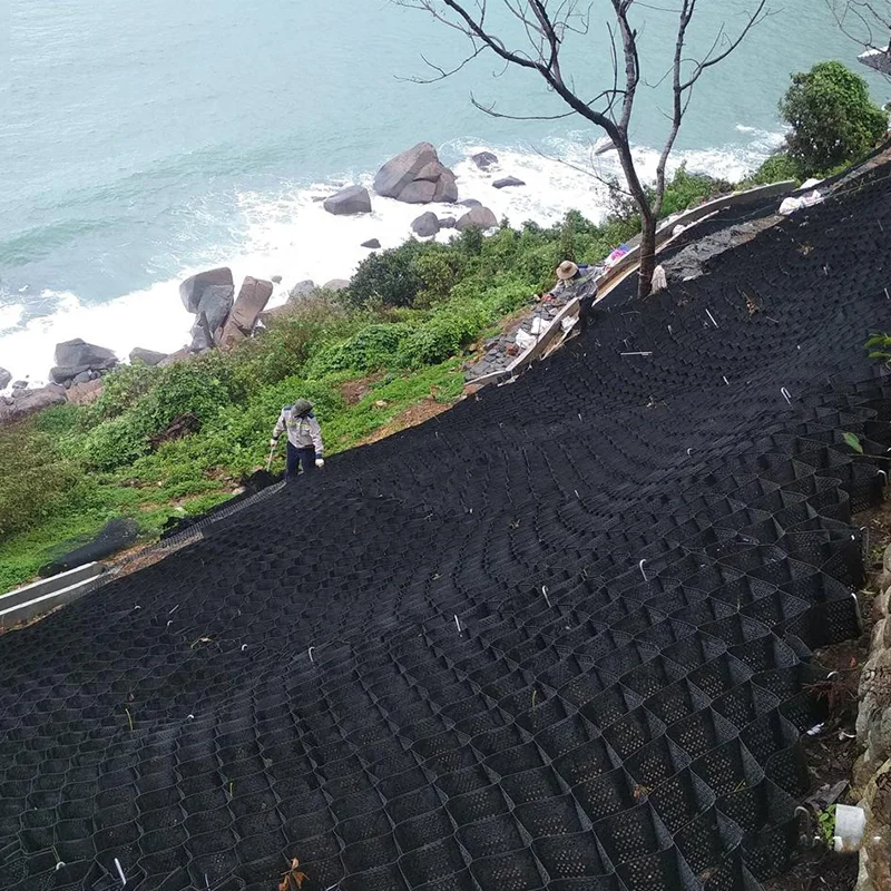 Plastic Driveway Paver Gravel Stabilizer HDPE Honeycomb Structure Geocell