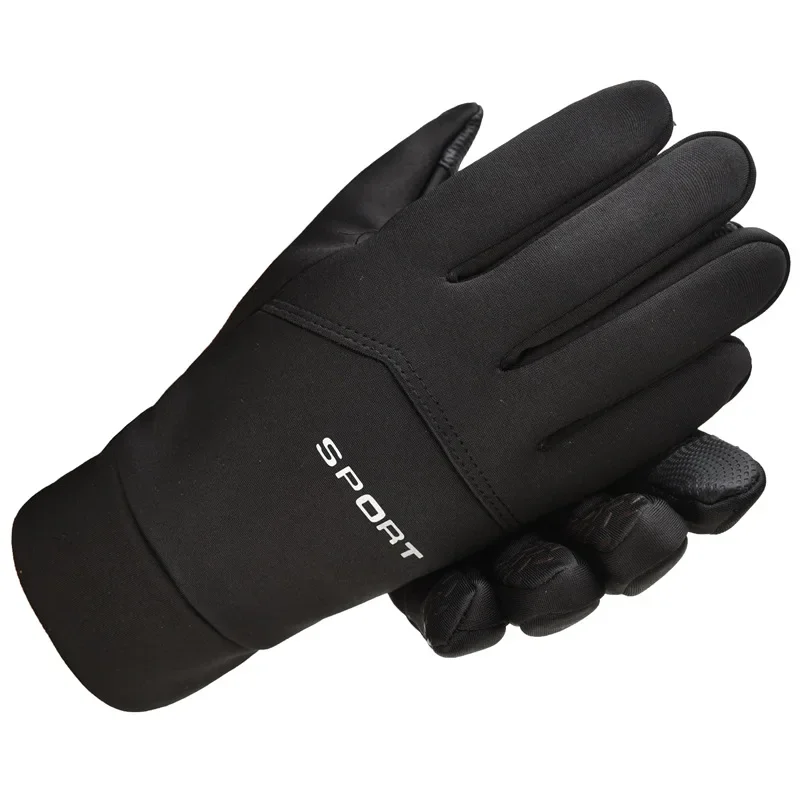 Guante para correr para deportes al aire libre de invierno, guantes cálidos con pantalla táctil para gimnasio, Fitness, guantes con dedos completos para hombres y mujeres, guantes mágicos tejidos