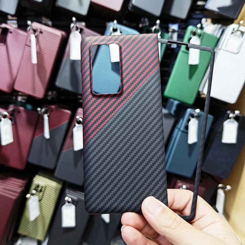 CF Skin Carbon fiber phone case For HUAWEI Mate X2 Super light, thin, high strength protective shell Aramid fiber material