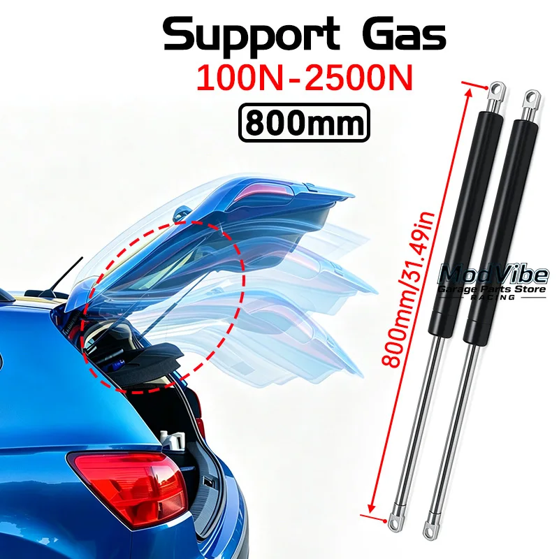 2pcs 800mm Car Gas Strut Bars Spring Hood Support Rod Shock Lift for RV Bed Window Bus Caravans 700N 800N 900N 1000N 1200N-2500N