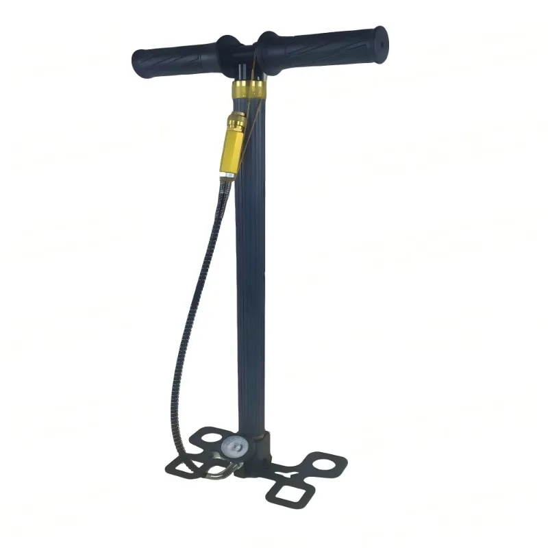 Four-stage High-pressure Pump 30MPA40MPA Stainless Steel Foldable Compressed Air with Filter Manual Pump