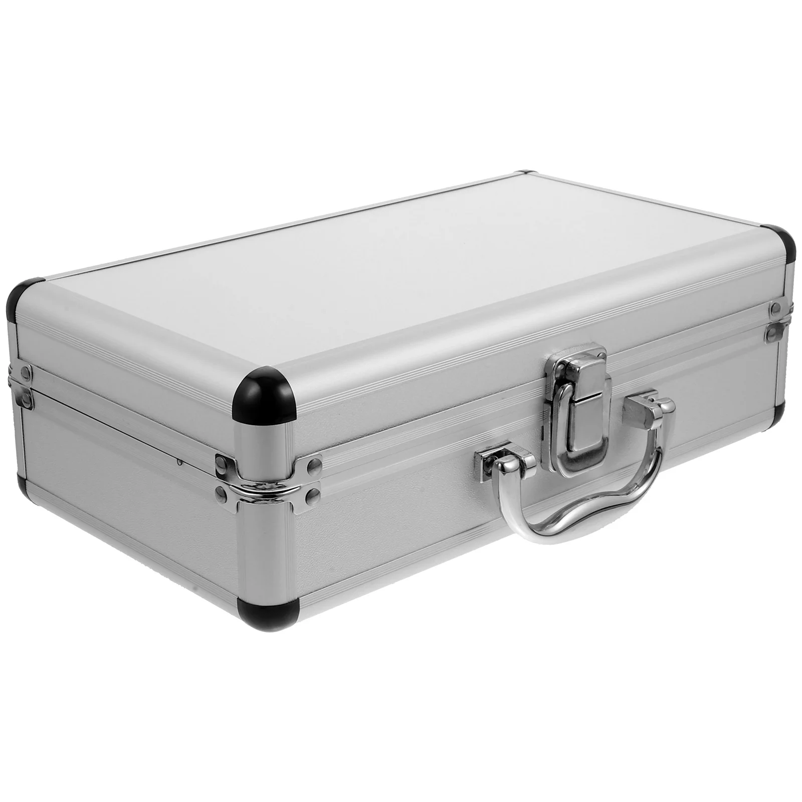 Estuche de transporte de aluminio, caja de herramientas de Metal multifuncional de espuma, caja de herramientas de aleación de aluminio, Universal