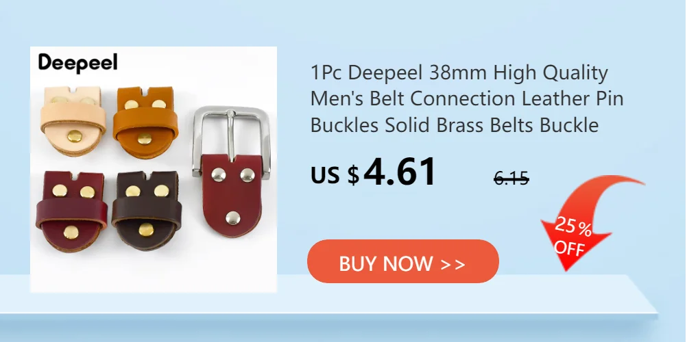 1Pc Deepeel 18/24/29/34/38mm*110/120cm First Layer Cowhide Leather Belt with Pin Buckle Head DIY Handmade Crafts Accessories