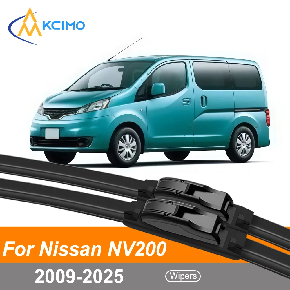 

Front Windshield Wiper Blades For Nissan NV200 M20 2009-2025 Driver & Passenger All-Season Quiet Streak-Free Wiping Exact Fit