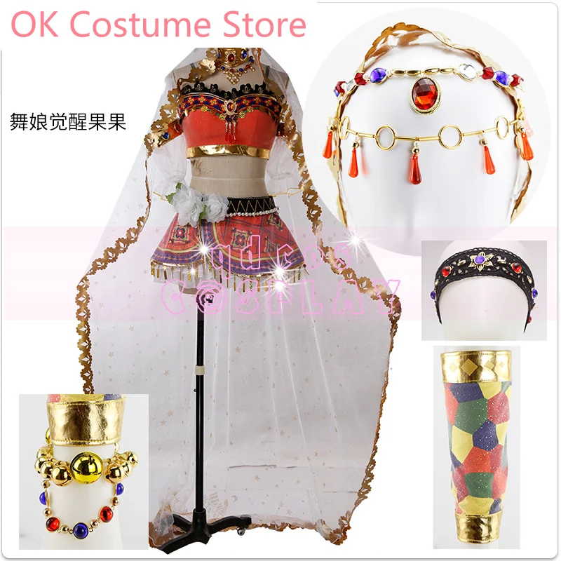 Anime Lovelive All Members May New Card Arab Aladdin Dancers Awakening Uniform Cosplay Costume For Women Custom-made