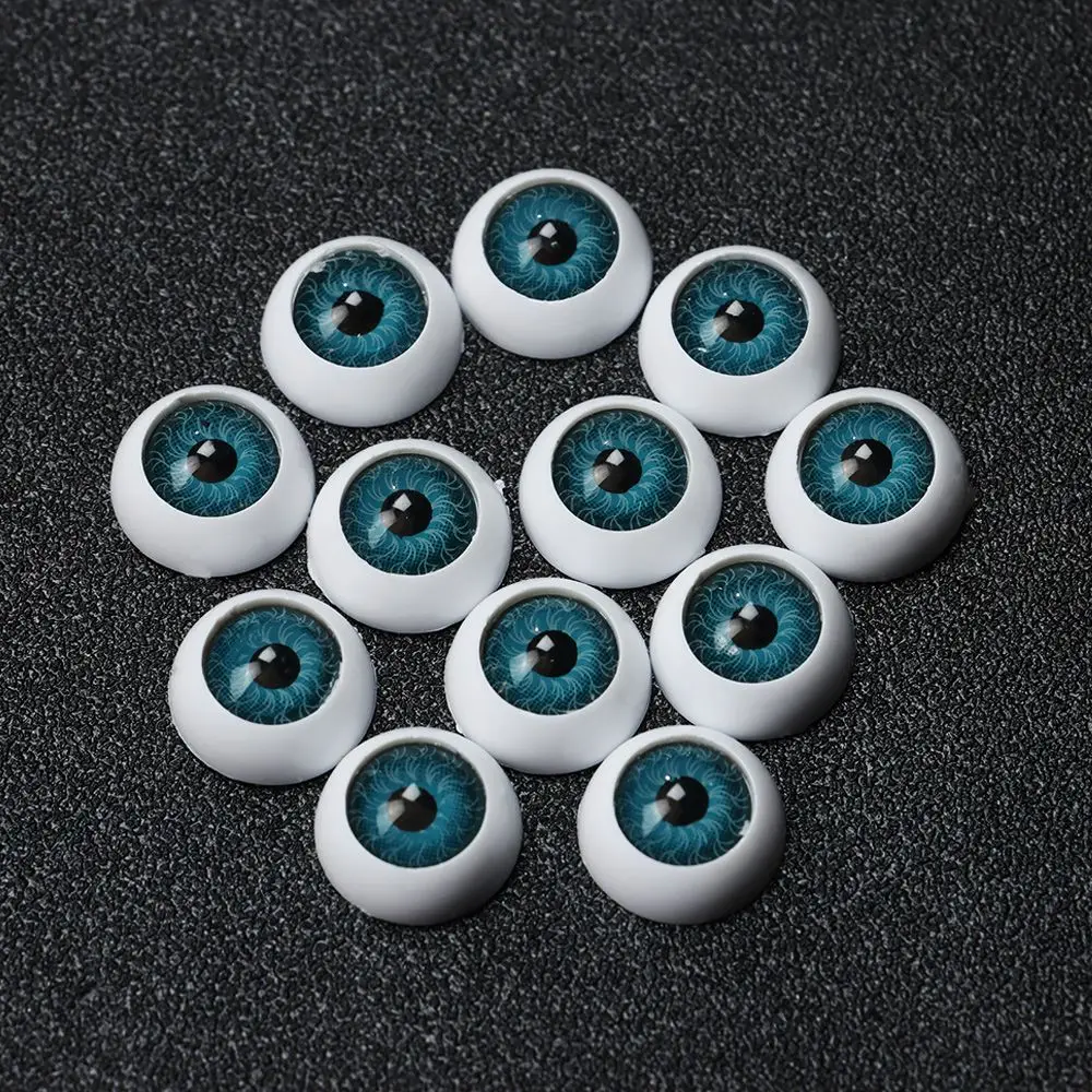 10pcs 12mm/20mm Plastic Doll Safety Eyes For Animal Toy Puppet Making Dinosaur For Bjd Doll Round Eyes DIY Craft Accessories