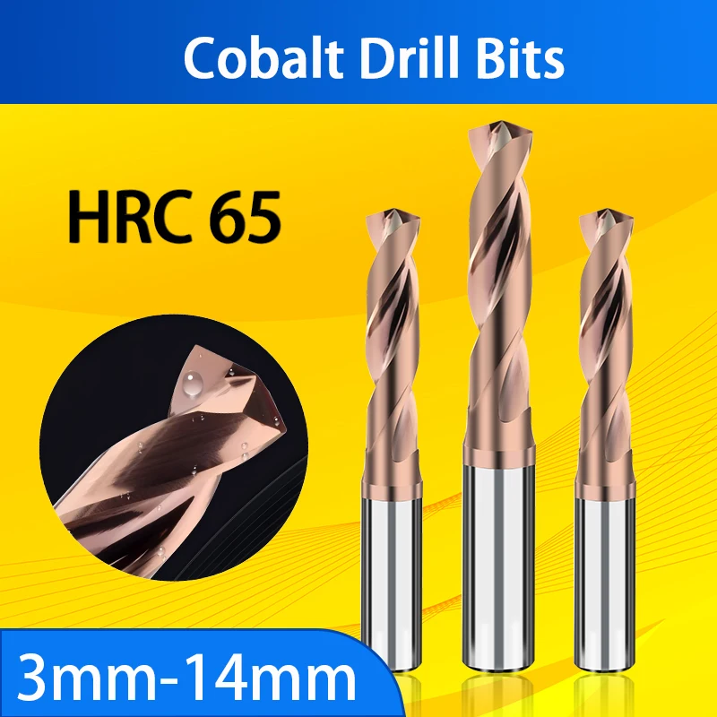 High hardness carbide drill bit, tungsten steel drill bit, suitable for processing stainless steel, steel parts, cast iron