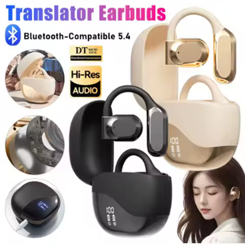 AI Translation Earphones Touch Low Latency Noise Reduction Sports Earphones for Samsung S24 S23 S22 S21 Plus Ultra S23 S21 PE