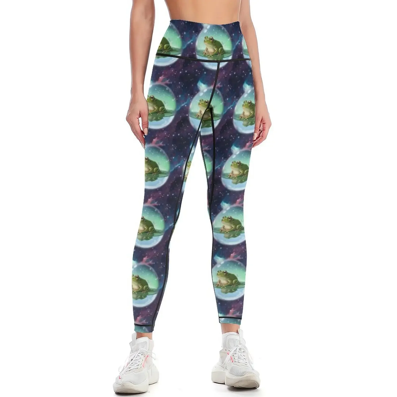 

Space Frog Leggings trousers for physical Women's push up Women's fitness Womens Leggings