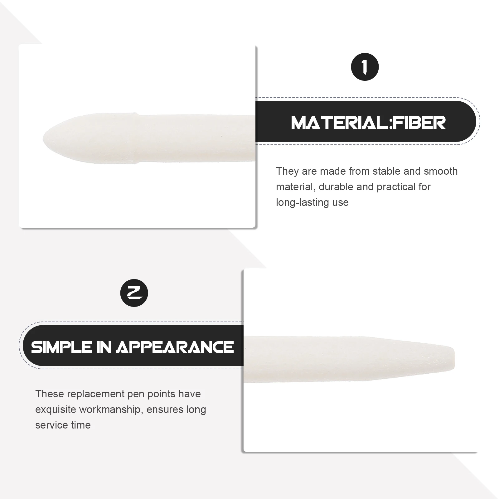 

Сменные наконечники для ручек, маркеры для краски, наконечники для поверхностей, доска, аксессуары для ежедневного использования, многоразовое пустое акриловое волокно