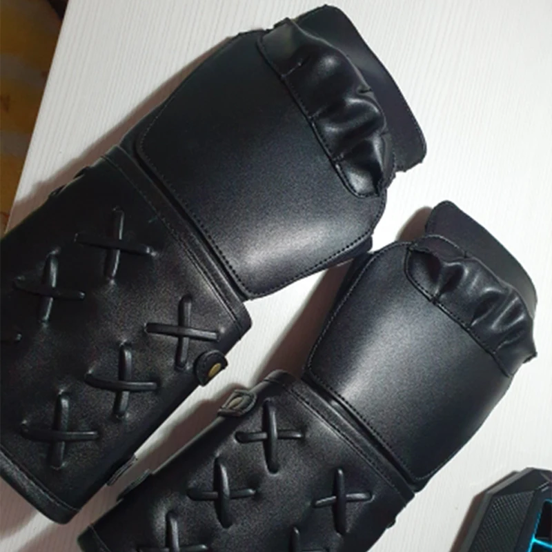 中世レトロアーマーバイクグローブ、ワイドカフスブレーサー付き、スチームパンク戦士ガントレット、男性用、テンプル騎士団コスプレ用