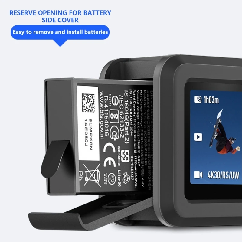 Wytrzymałość Silikonowe etui ochronne na obiektyw do miękkiej obudowy aparatu Action 5Pro