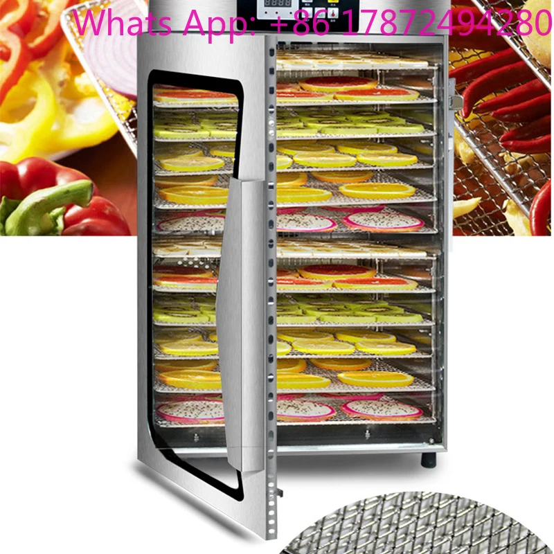Food Dehydration Dryer 20 Layer 1500W Stainless Steel Fruit Vegetable Pet Meat MedicineFood Processor