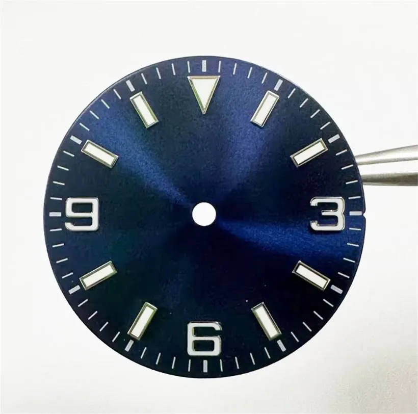 29MM Watch Dial Sun Pattern Dial Suitable For NH35 NH3536 4R35 4R36 Movements Luminous Literal Dial Watch Accessories