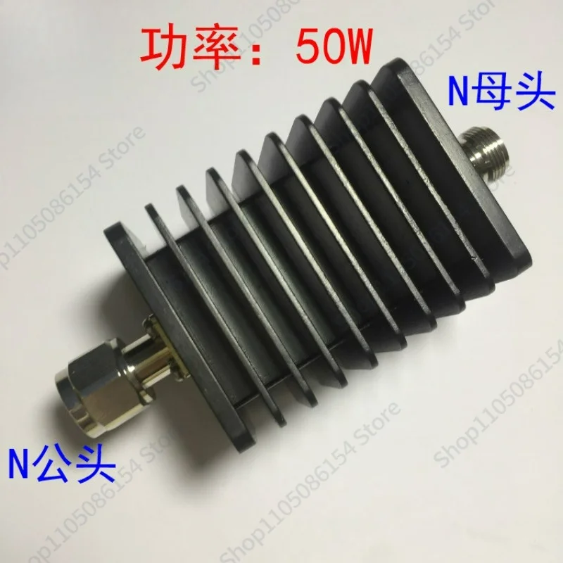 50W Attenuator N-Type Coaxial Fixed RF -3GHz-4GHz 3DB to 50DB 50 Ohm