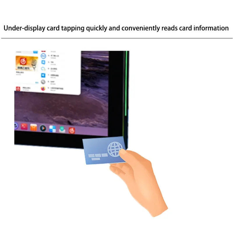 10.1inch Ultra-thin Touch Screen Meeting Tablet Wall-mounted Under-screen Card Swipe Introduction Android Digital Signage Tablet