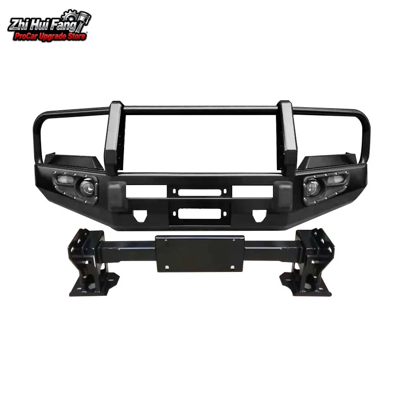 

Подходит для Land Cruiser LC200, передний бампер Toyota LC200 с защитой от столкновений и подсветкой