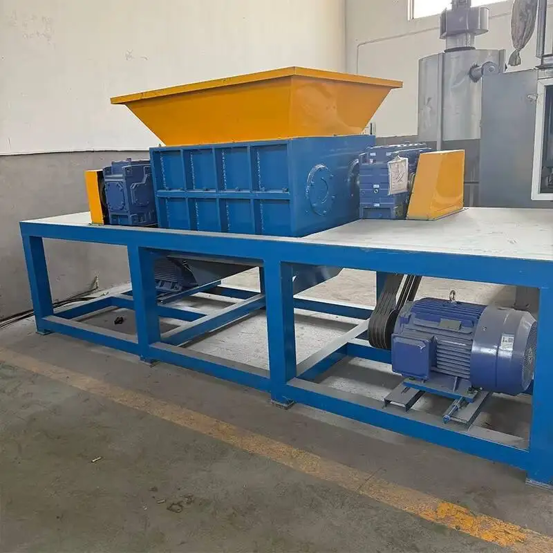 

Industrial Crusher Large Garbage Crushing Equipment, Waste Metal And Plastic Double Axis Shredder