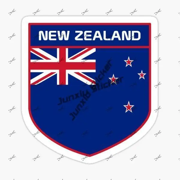 

New Zealand Flag Badge Sticker Self Adhesive New Zealand Shield Decals Accessories Cover Scratches Decoration Exterior Stickers