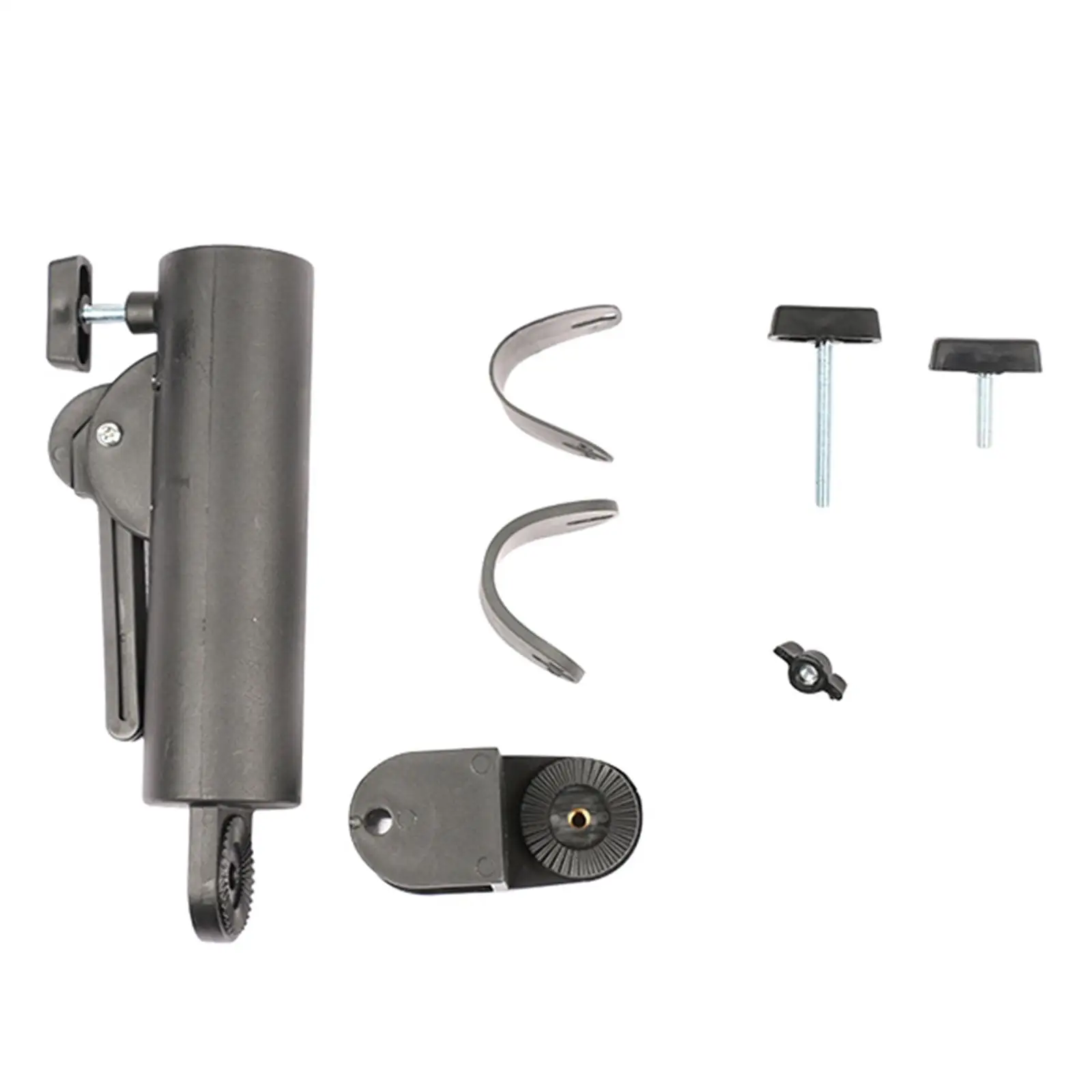 Universal Golf Trolley Umbrella Stand Clamp Adjustable ABS Plastic Bracket for Electric Folding Golf Cart Buggy