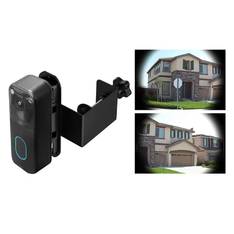 【b74a】no-drilling-outdoor-camera-bracket-anti-theft-video-doorbell-mount-adjustable-doorbell-mounting-bracket