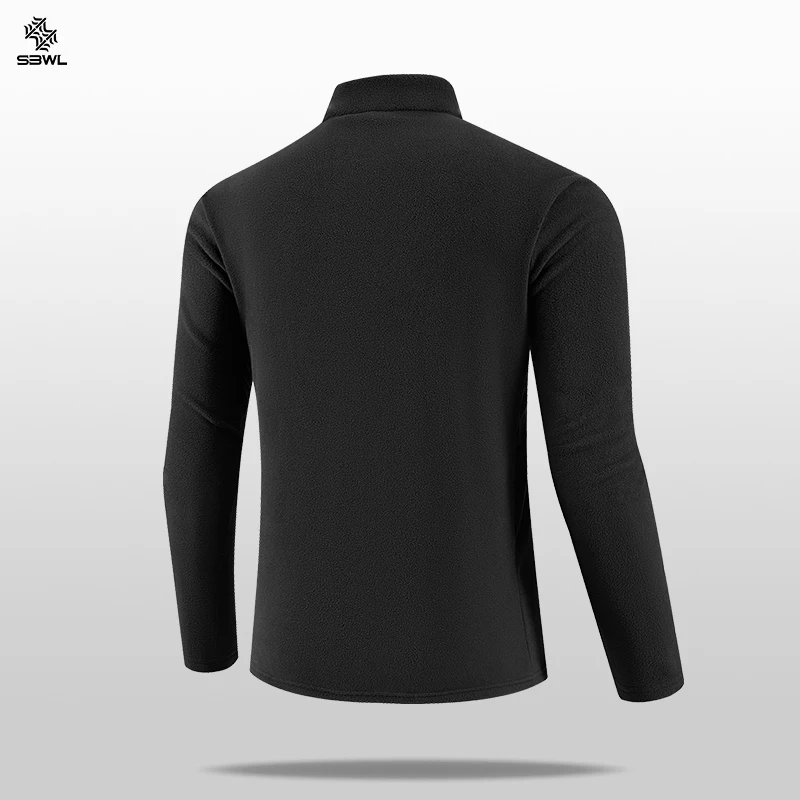 SBWL Nové vysoce kvalitní pánské podzimní a zimní outdoorové sportovní vnitřní vrstva teplé tričko s dlouhým rukávem, fitness běžecká bunda, tílka - náhled 6