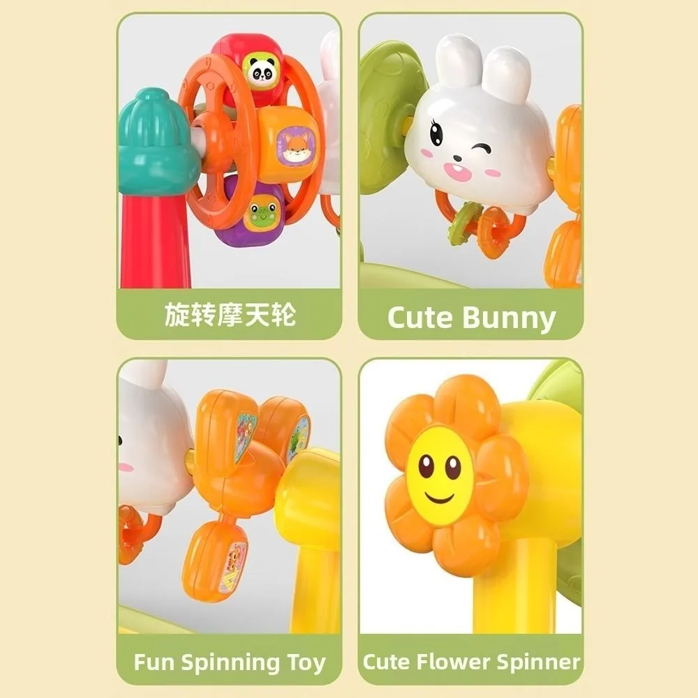 16 in 1 หมุนเพลงคีย์บอร์ดเปียโน Interactive Creative Baby Music เปียโนของเล่นเครื่องดนตรีพร้อมแสงเสียง