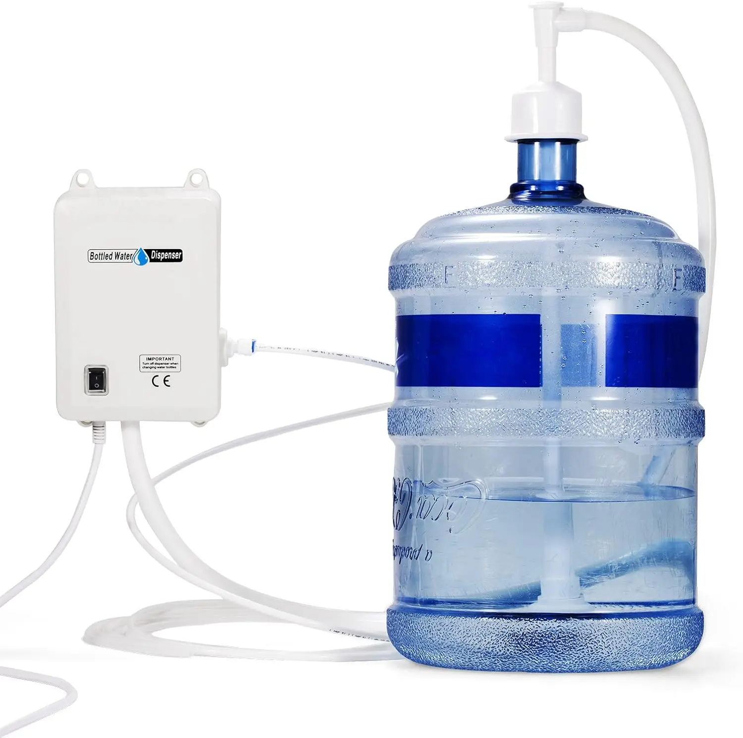 5 Gallon Water Dispenser Pump, Automatic Electric Water Jug Pump for Coffee Machine, Refrigerator, Ice Maker - view 3
