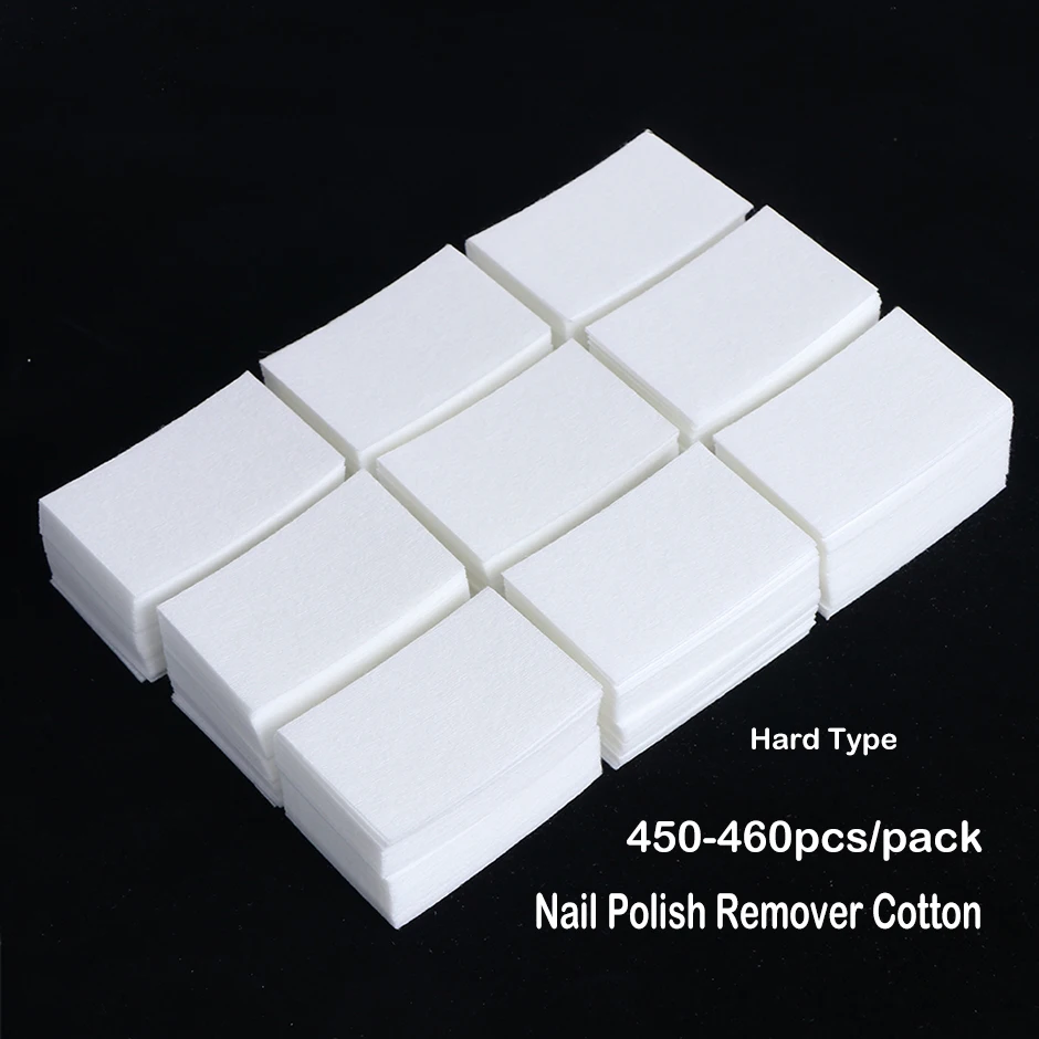 1pack Lint-Free Napkins for Manicure Gel Polish Removal Cleaner Nail Degreaser Nail Remover Cotton Wipes Pad Tools NT1543