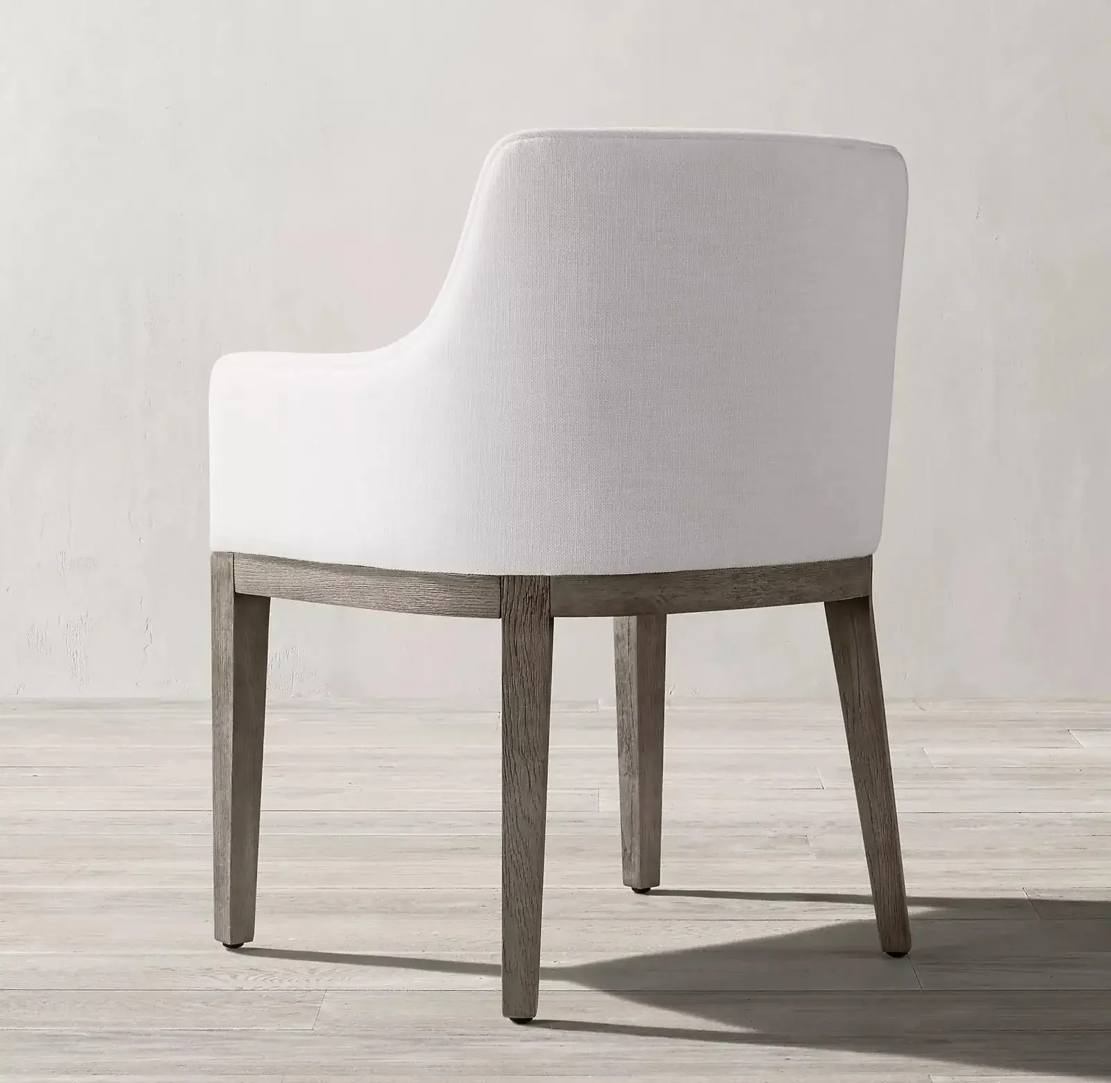 Nordic dining chair household solid wood modern fashion simple leisure stool Italian leather