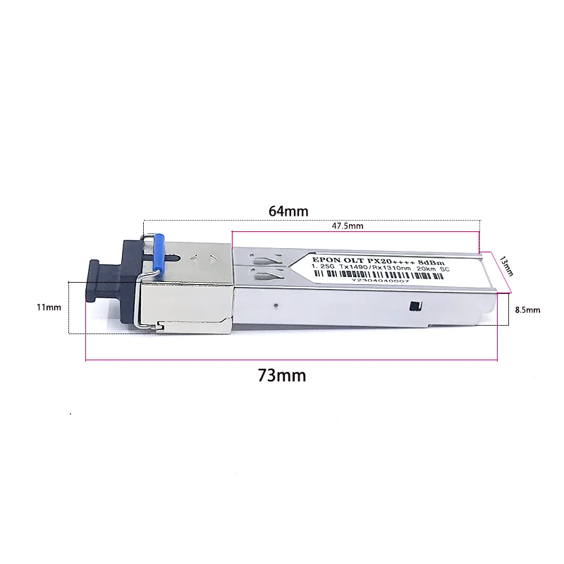 Epon-transceptor Sc Olt Optische Px20 +++ 7dBm PX20 ++++ 8dBm OLT SFP OLT1.25G 1490/1310nm SFP 20KM Sc para A