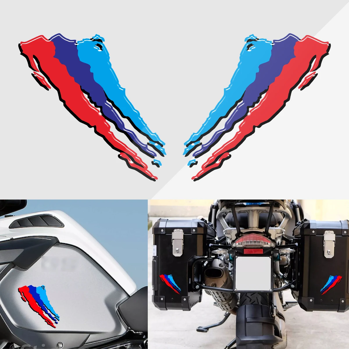 

3D Motorcycle Aluminum Box Sticker Case for BMW Panniers 40 GS R1250GS R1200GS R1200 R1250 GS Adventure 2014-2023