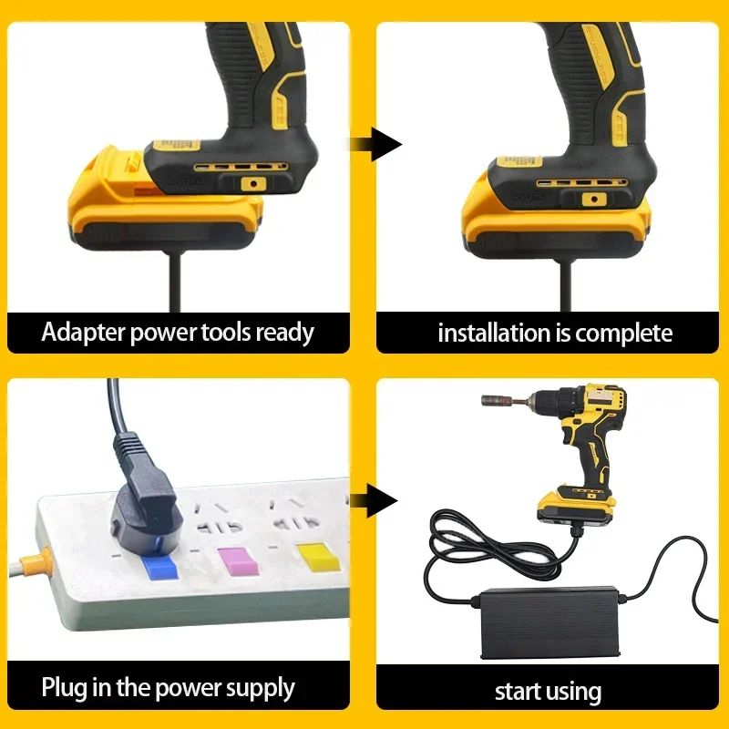 AC 220V DC 18V Power Supply Converter Adapter For Bosch For Ryobi For Meatbo For Einhell For BlackDecker For Hitachi For Worx