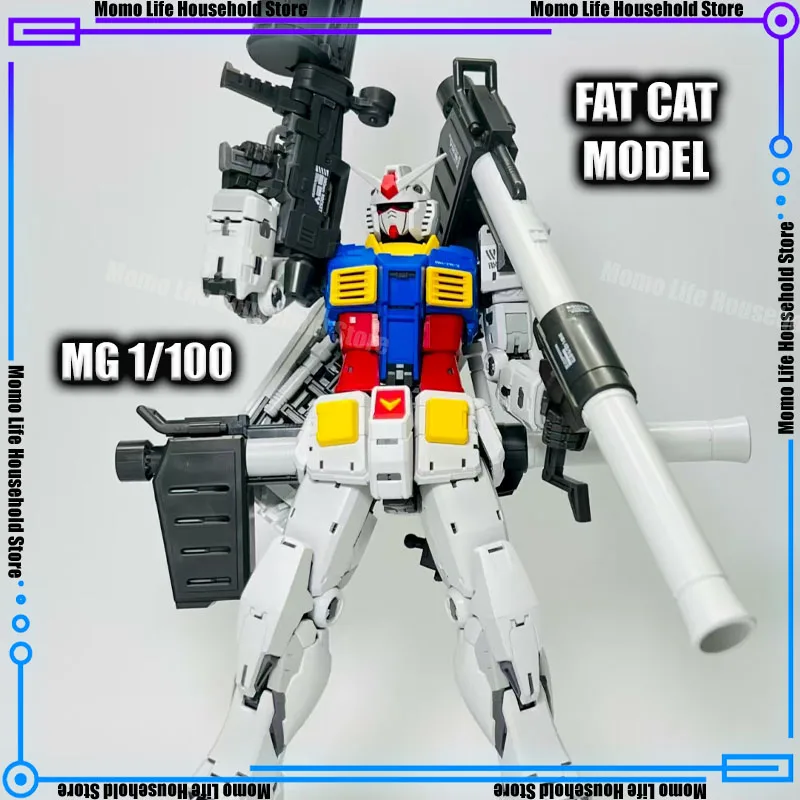 

In Stock FAT CAT Model Rx-78-2 Mg 1/100 Scale Special Rg 1/144 2.0 Enlarged Version Assembly Model Kits Action Figure Gifts Toys