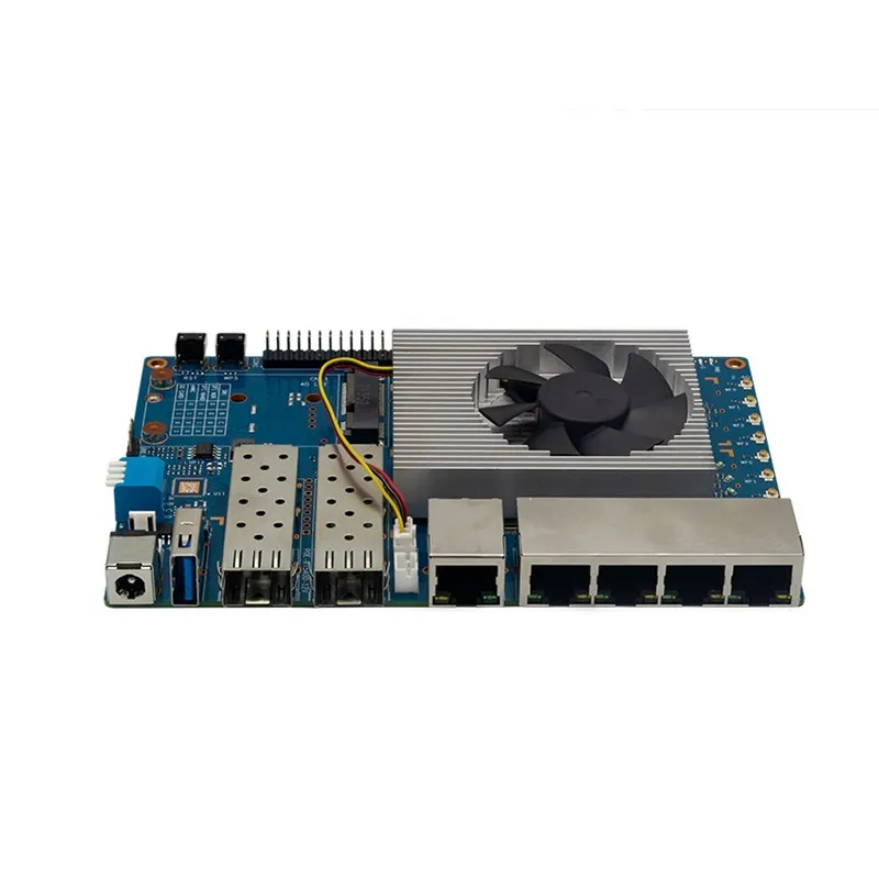 Banana Pi BPI-R3 Metal Case Passive Active Heat Dissipation with Cooling Fan heat sink for Pi BPI-R3