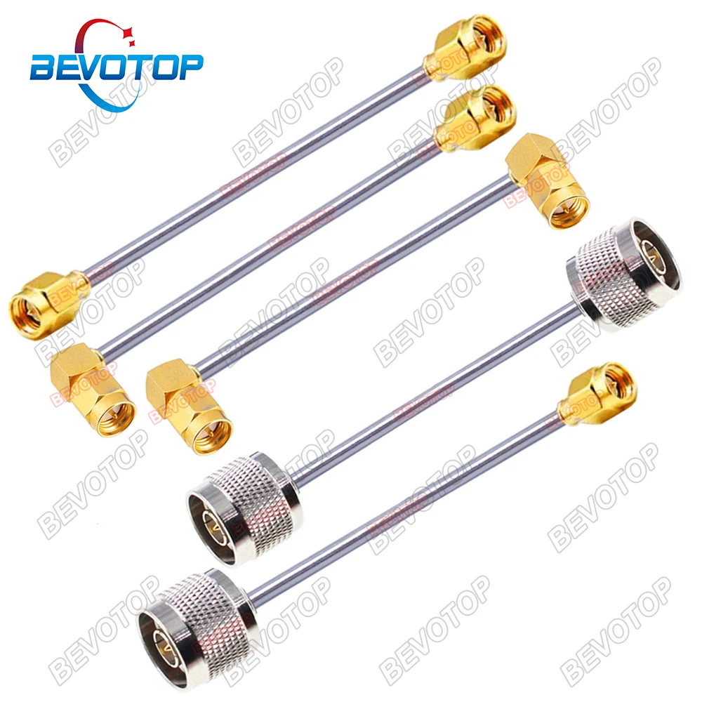 6GHz Semi-Rigid 141 Cable SMA /N Male/Male90 High Quality Low Loss Cable RF Coaxial Pigtail Jumper BEVOTOP