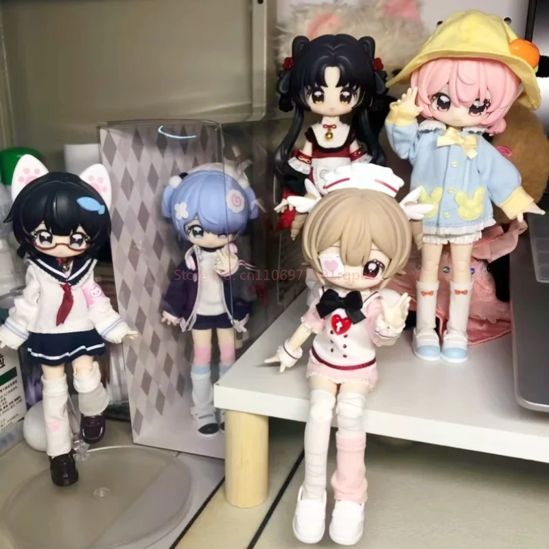 

Новая оригинальная Unveiled Door Little Key Artbook Series 1/12 Bjd Mjd глухая коробка милые шарнирные фигурки с открытыми глазами модель подарки