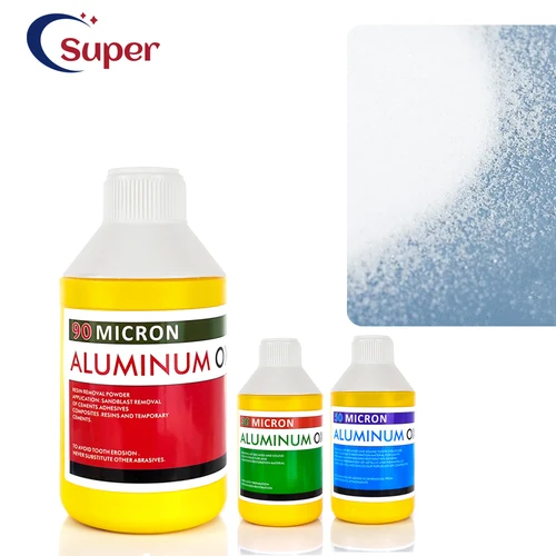 30UM 50UM 90UM Micron óxido de aluminio chorro de arena potencia Dental soporte de Metal pulido material pulidor de odontología especializado