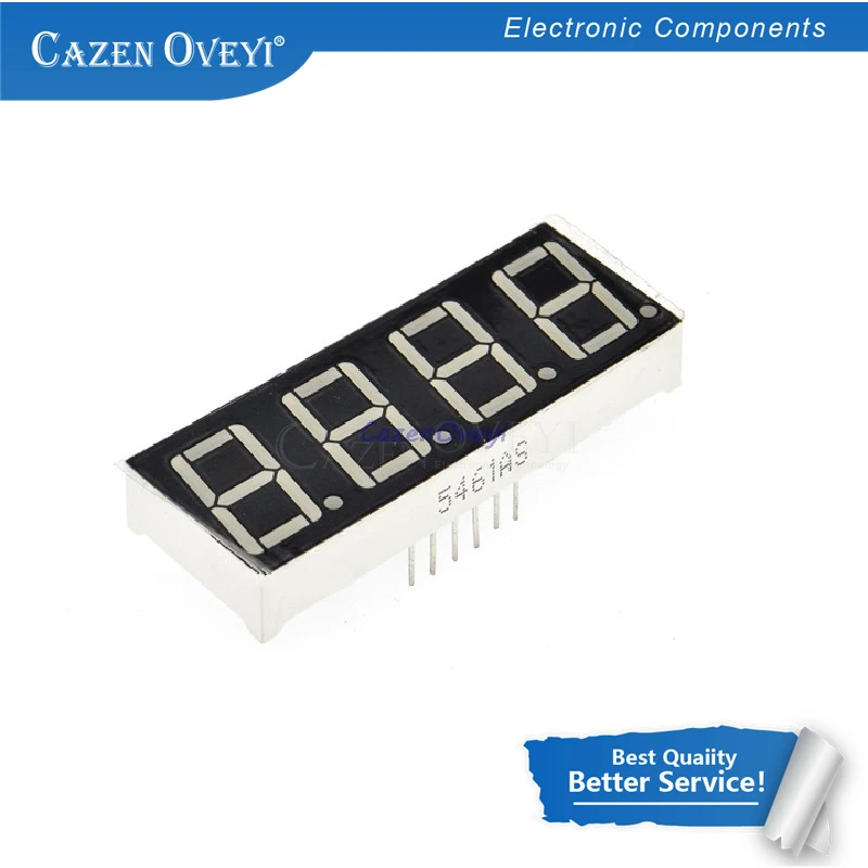 5pcs/lot Digital tube segment common Cathode Red 4 Bit digital Tube 0.56 inch Red LED Display HS420561K-32