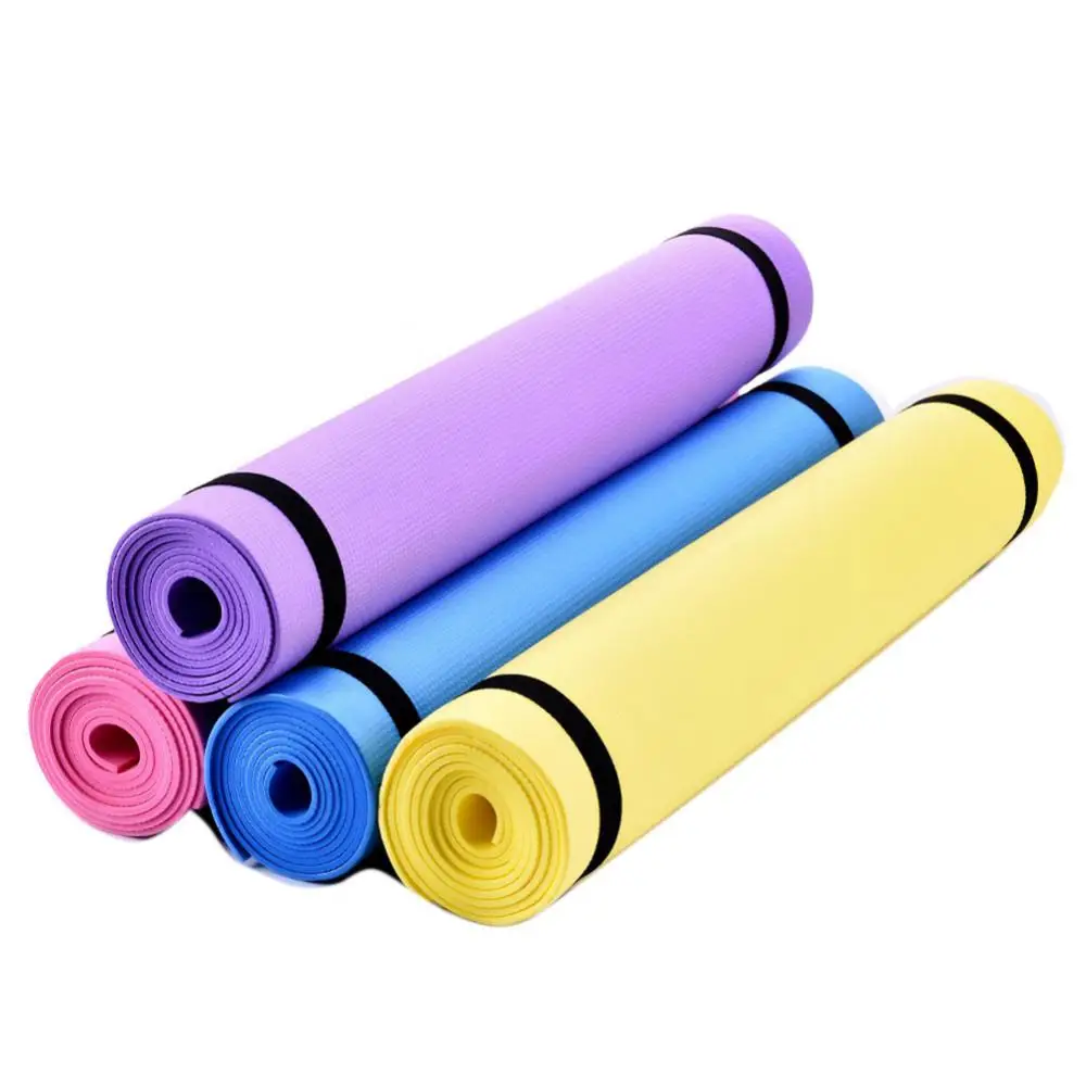 Yoga Mat Non-slip Exercise Fitness Pilates Mat Solid EVA Comfort Foam 173cm*60cm Workout Sports Board Mat Fitness Equipment