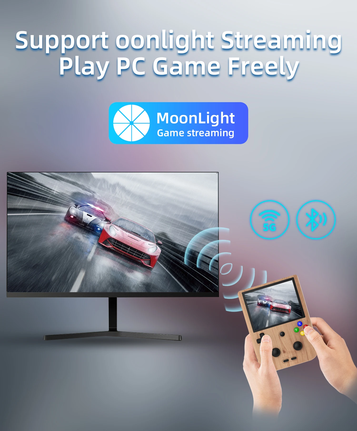 Consola de Videojuegos Portátil Anbernic RG405V, Pantalla Táctil HD IPS de 4 Pulgadas, Sistema Android 12, T618 de 64 Bits, Wifi, Reproductor de Juegos Retro Portátil