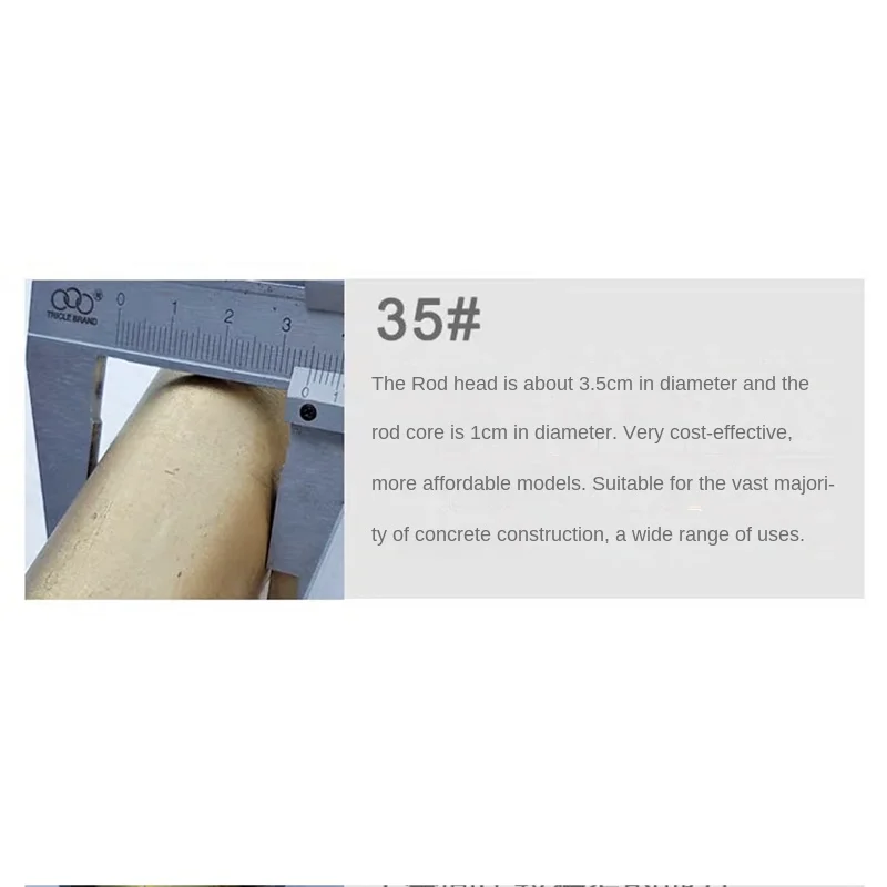 Cheap800W Electric Handheld Concrete Vibrator Tool Cement Bubble Remover 1.2m Hose Plastic Housing Construction Tool