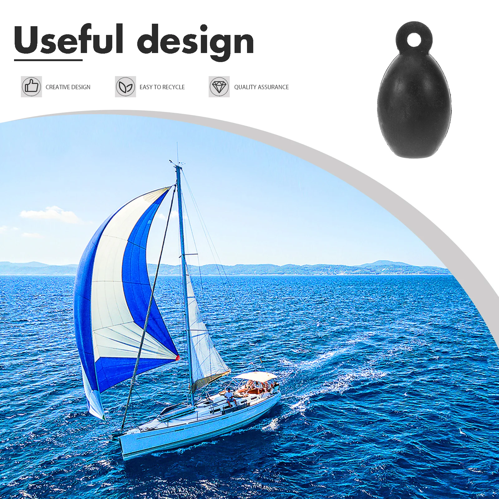 

Buoy Ball For Boat Docking Marine Buoy Floating Throwing Gripping Rescue Equipment For Yacht Kayak Mooring