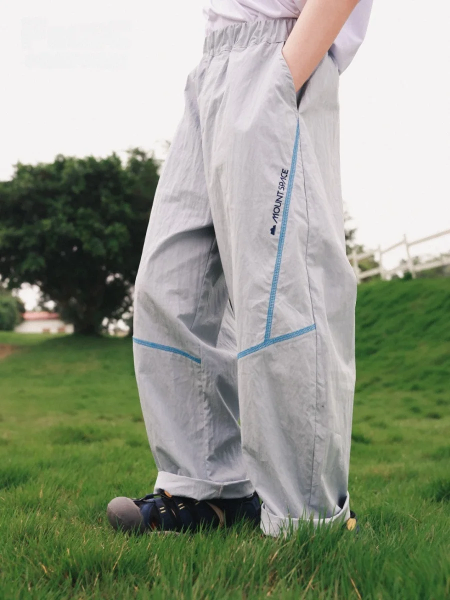 Lightweight Quick-Dry Cotton Sports Pants for Boys Summer Outdoor Breathable Anti-Mosquito Loose Fit Children's Clothing