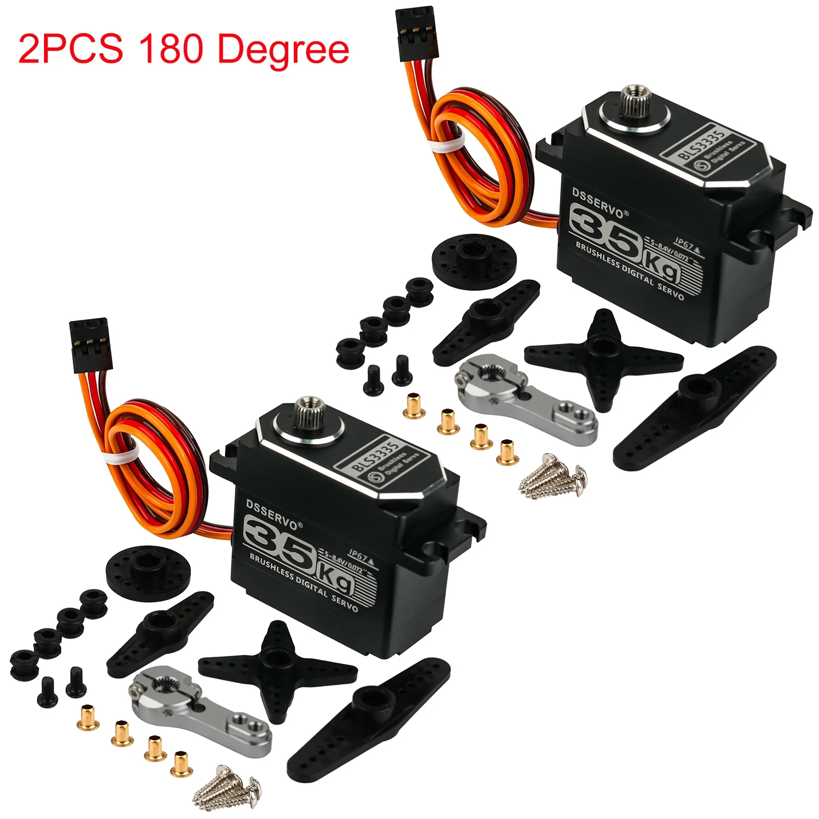 35KG BLS3335 Digital Servo Motor High Speed Brushless All-Metal