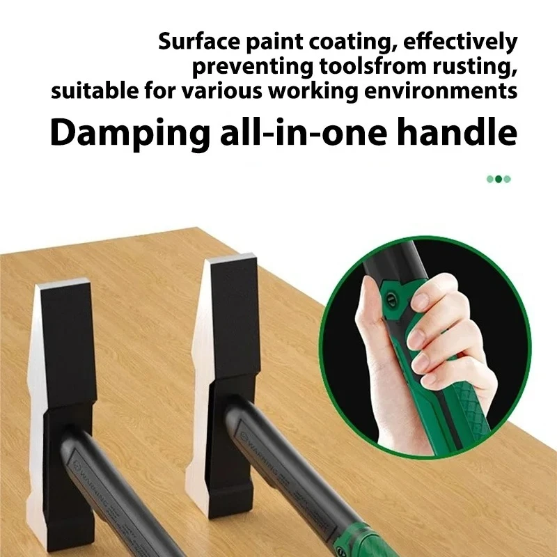 Plastic Coated Duckbill Hammer Hardware Tools Building Decor 1Pc Flat Head Hammer High-carbon Steel Fitter Hammer 200G/300G/500G