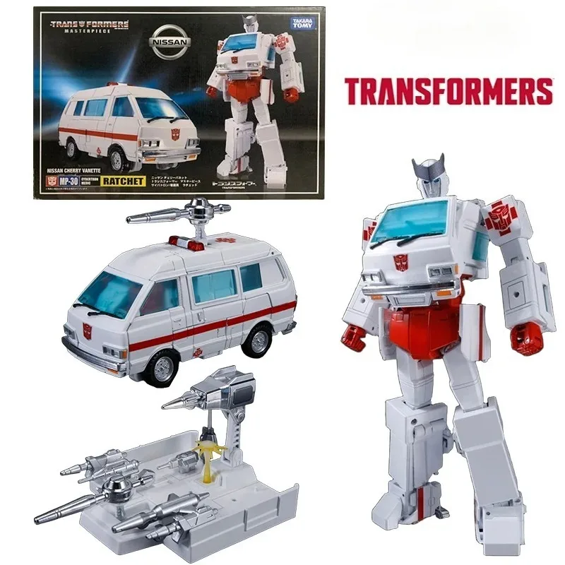 

New Original Takara Tomy Transformers Masterpiece MP-30 Ratchet 18Cm Anime Original Action Figure Model Kit Toy Birthday Gift